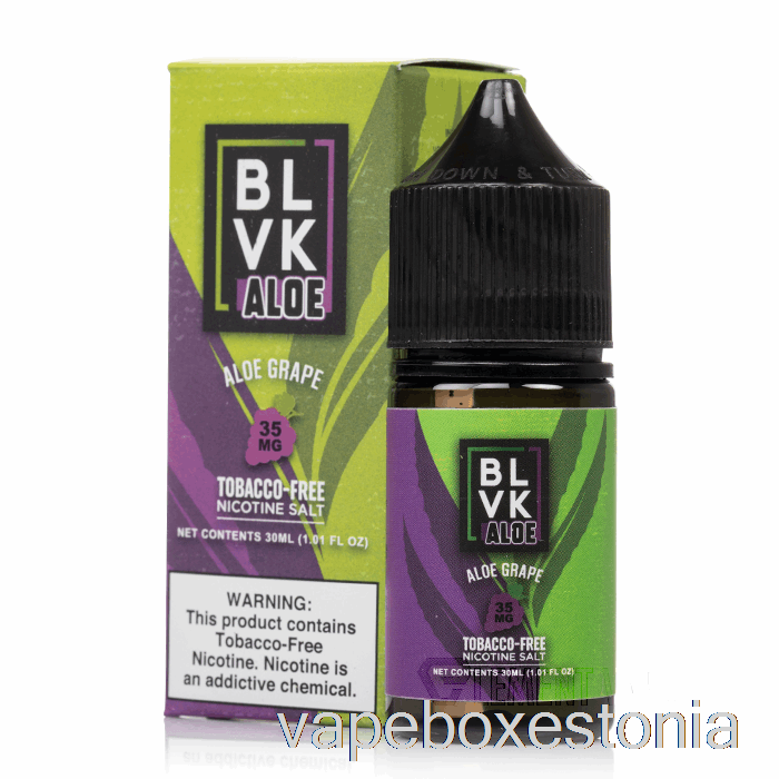 Vape Box Estonia Aloe Viinamarjasool - Blvk Sool - 30ml 50mg